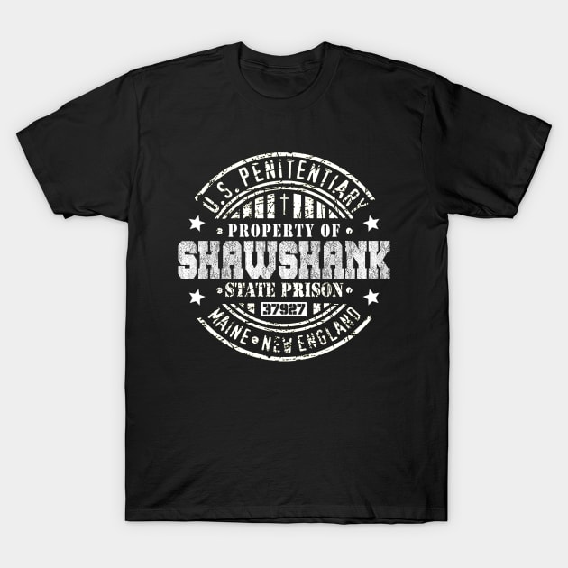 Property of Shawshank State Prison T-Shirt by NotoriousMedia